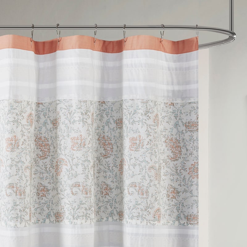 Madison Park Dawn Cotton Shower Curtain