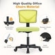 preview thumbnail 44 of 44, Office Computer Desk Chair with Wheels, Ergonomic Low-Back Mesh Rolling Work Swivel Chairs, Armless Comfortable Lumbar Support