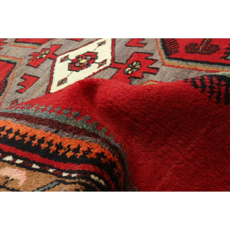ECARPETGALLERY Hand-knotted Konya Anatolian Red Wool Rug - 4'4 x 7'1