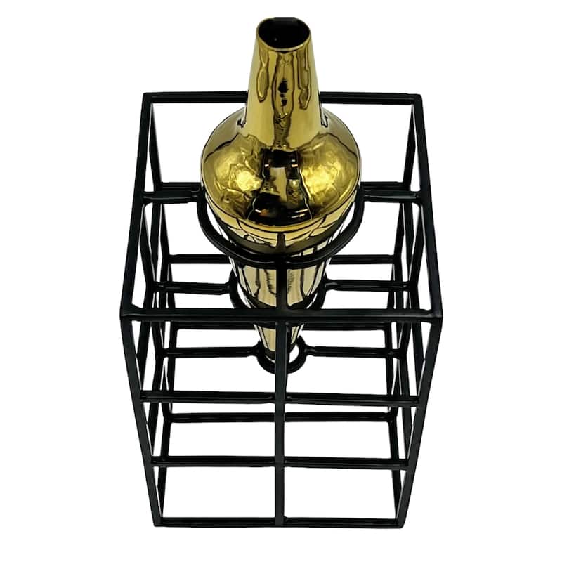 Amphora Cage Vase for Flowers