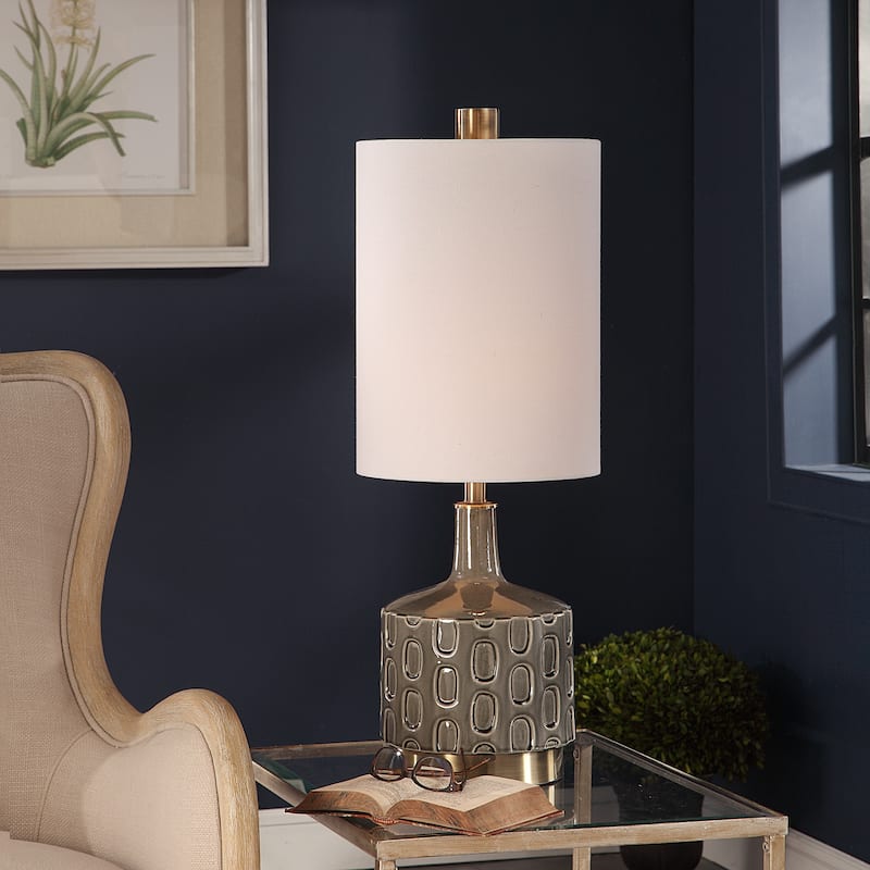 Uttermost Darrin Grey Table Lamp