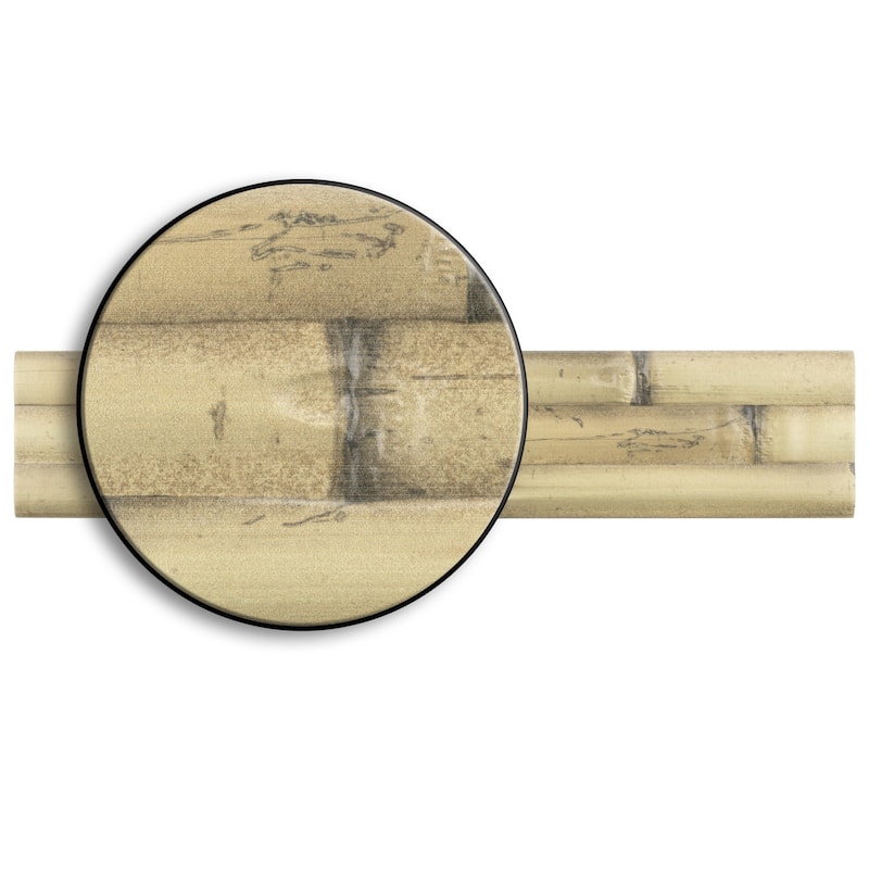 Merola Tile Bamboo Albufera Beige 4" x 19-3/4" Fluted Ceramic Wall Tile