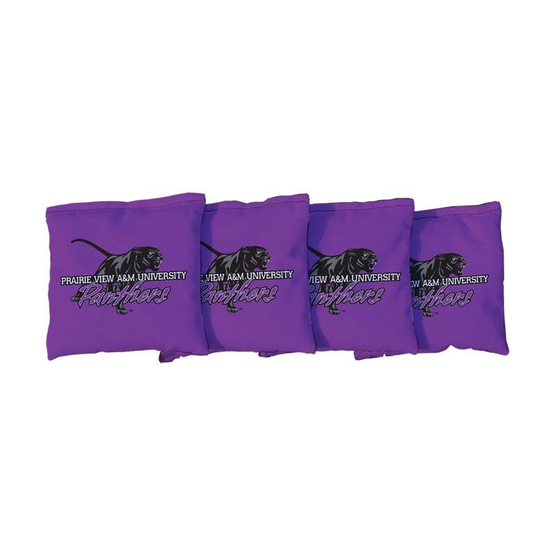 Prairie View A&M Panthers Purple Cornhole Bags - All-Weather Resin Filled