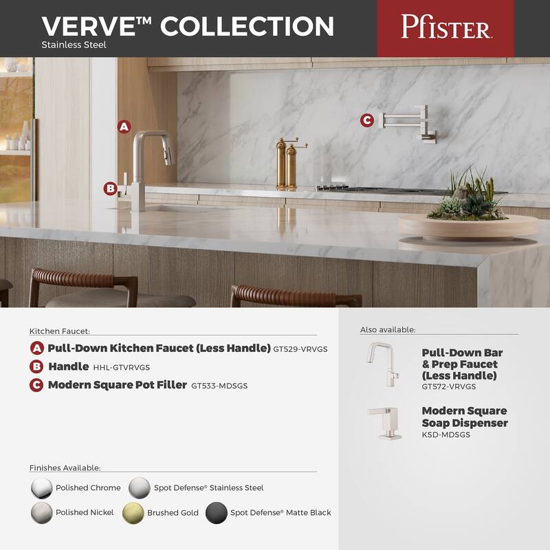 Pfister HHL-GTVRV Verve Lever Handle