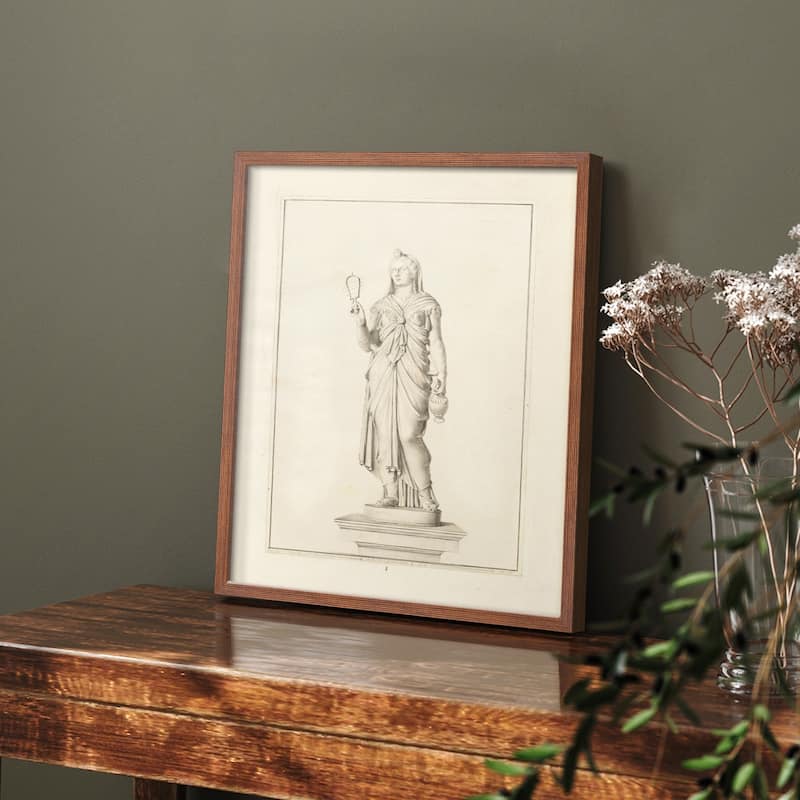 Vintage Sketch CXVI -Framed Print