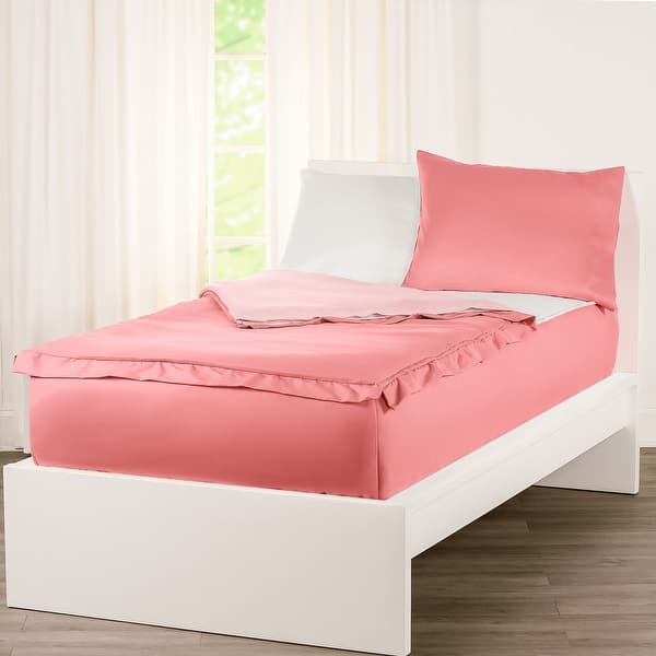slide 2 of 11, Siscovers Bubblegum Pink Bunkie Deluxe Zipper Bedding Set