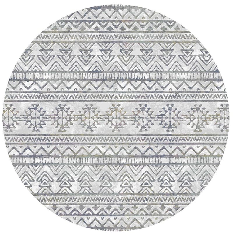 Lavinia Tribal Area Rug - 7'10" Round