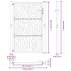 preview thumbnail 20 of 53, vidaXL Garden Gate Black 39.4x49.2" Steel Trace Design