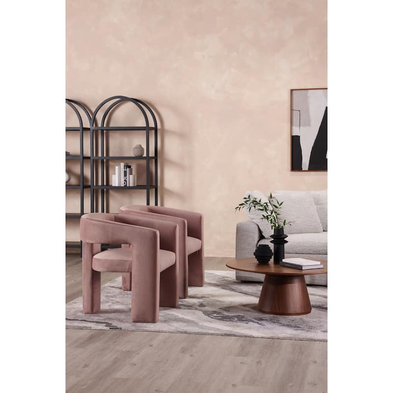 Aurelle Home Modern Flared-Base Coffee Table