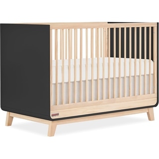 Fisher Price Siesta 3-in-1 Convertible Crib by Dream On Me - Matte Black