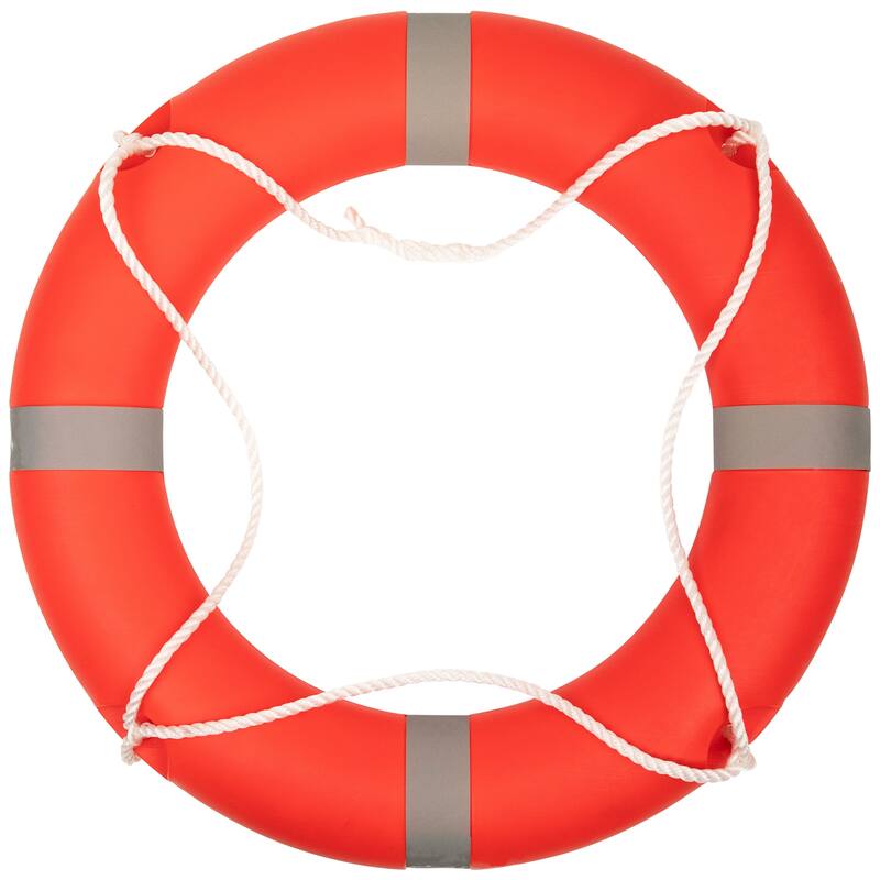 Pool Floation Life Ring Buoy with Rope - Adult - 28"