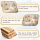 preview thumbnail 2 of 8, Twin Rubber Wood Canopy Floor Bed with Fence Guardrails, Minimalist Design and Safe Play Space