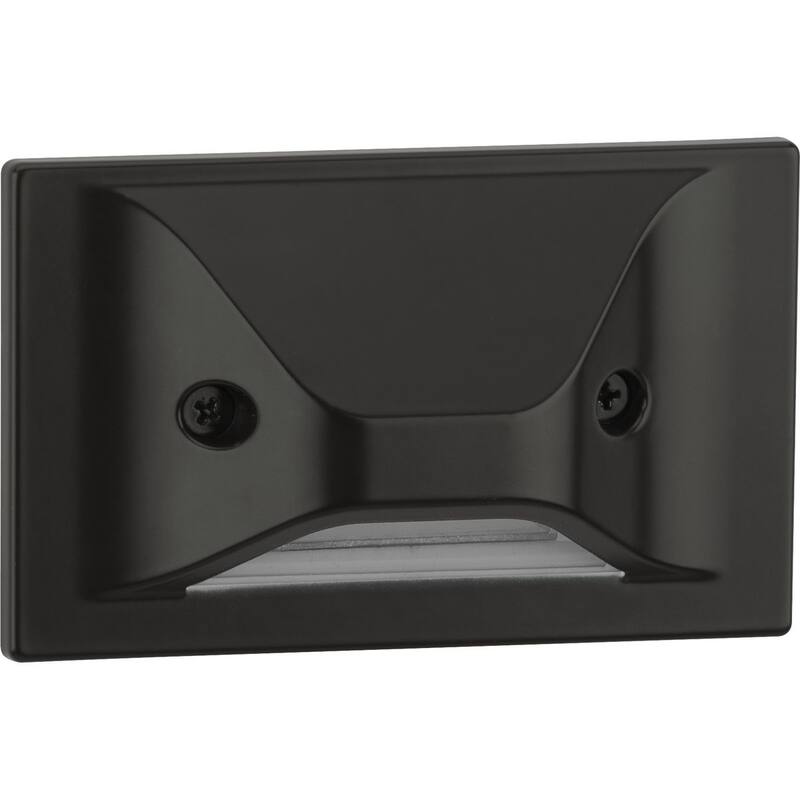 LED Indoor Outdoor Antique Bronze Integrated LED Wall or Step Light - 3.025 in x 2.375 in x 4.875 in