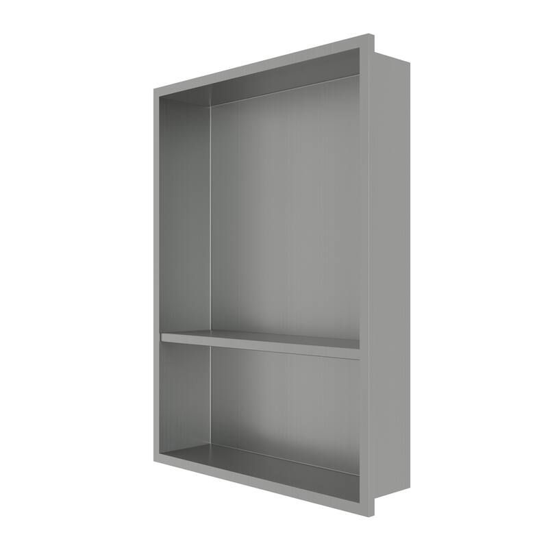 CRAFT + MAIN N1420S 20" x 14" Shower Niche - Brushed Stainless