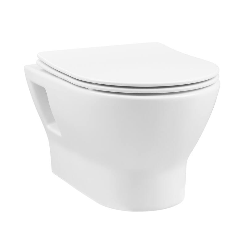Swiss Madison SM-WT475 Ivy Wall Mounted Elongated Toilet Bowl Only - - White