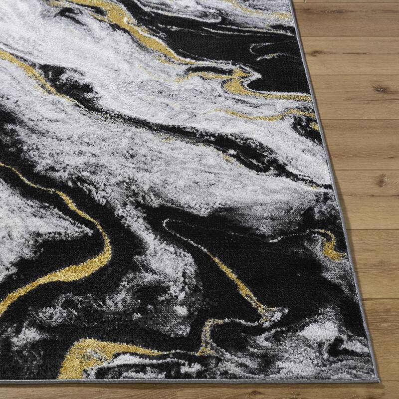 Livabliss Sunrise Modern & Contemporary Abstract Area Rug