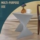 preview thumbnail 109 of 184, Randolph Indoor Side Table - Lightweight Triangular Design Accent End Table for Home Office Living Room and Bedroom, No Assembly