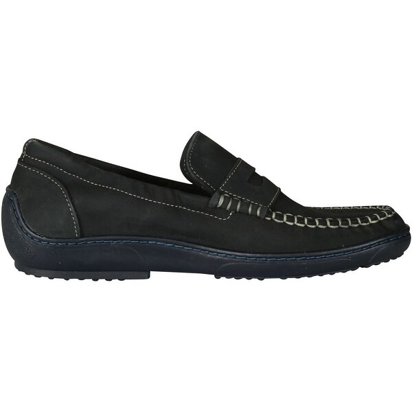 girls navy loafers