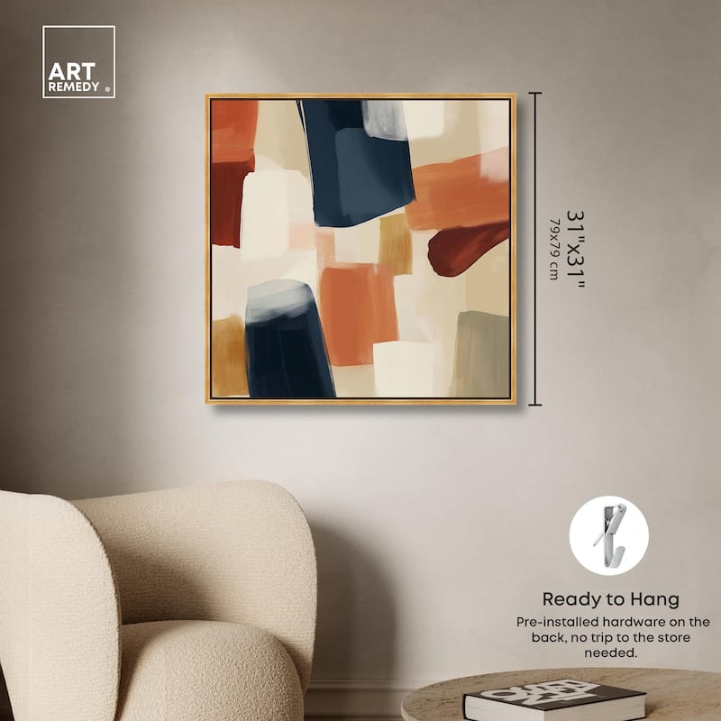 Sienna Shift Canvas by Art Remedy