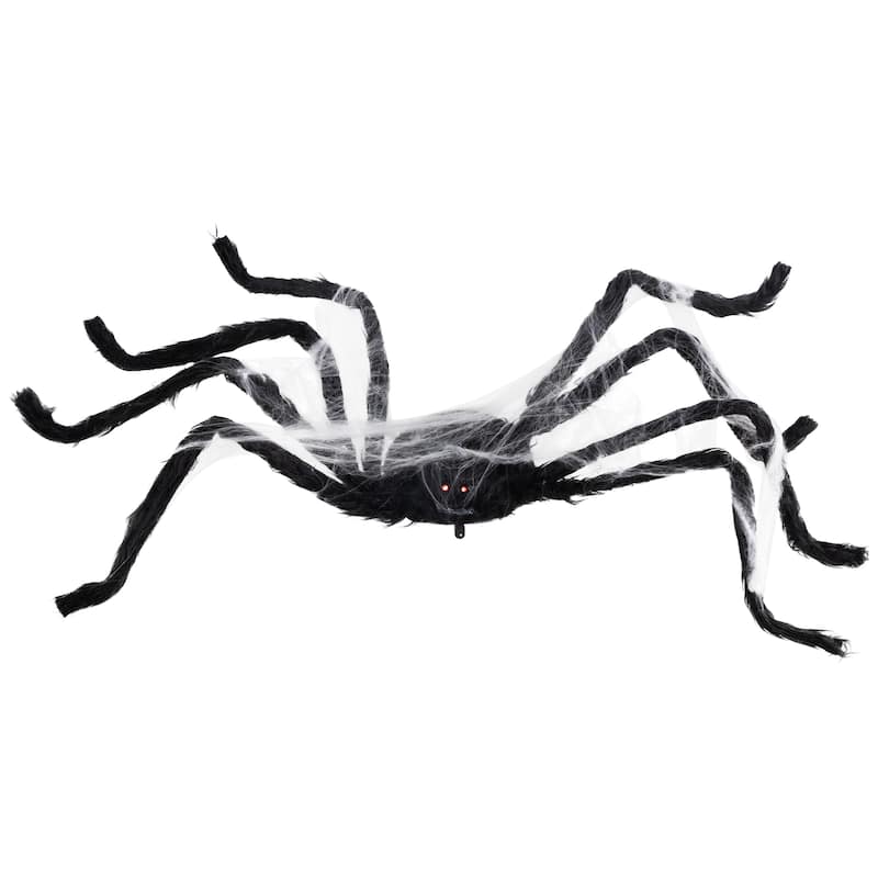 Animated Walking Spider with Sound Halloween Decoration - 24"