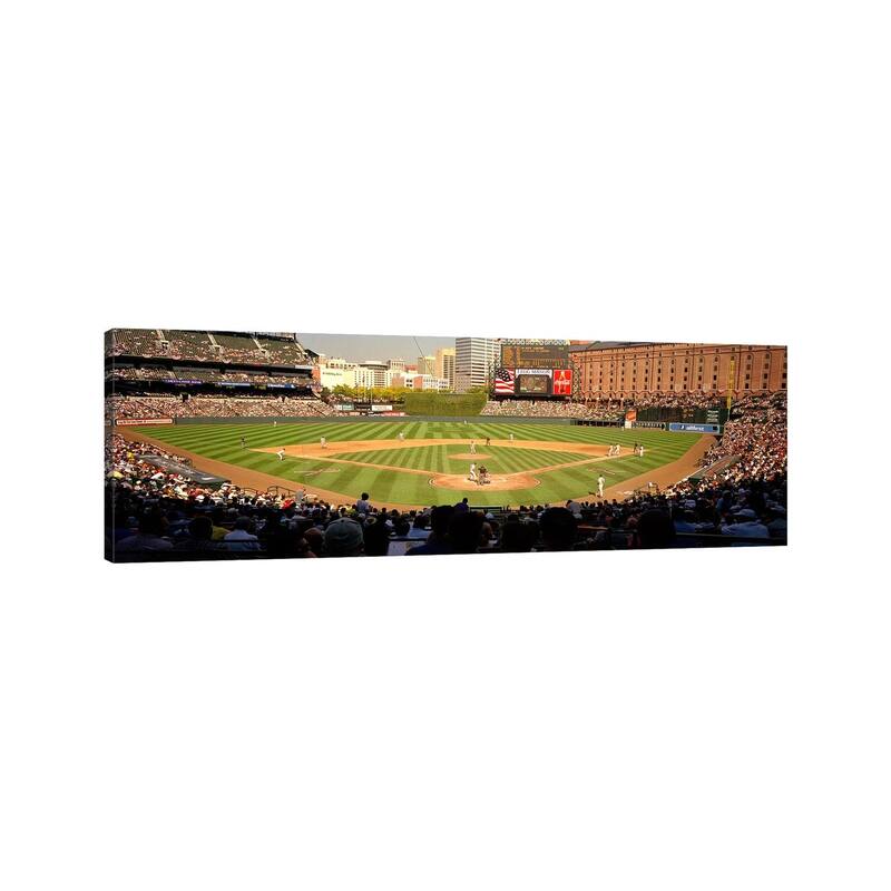 iCanvas "Camden Yards Baseball Game Baltimore Maryland USA No. 2" by Panoramic Images Canvas Print