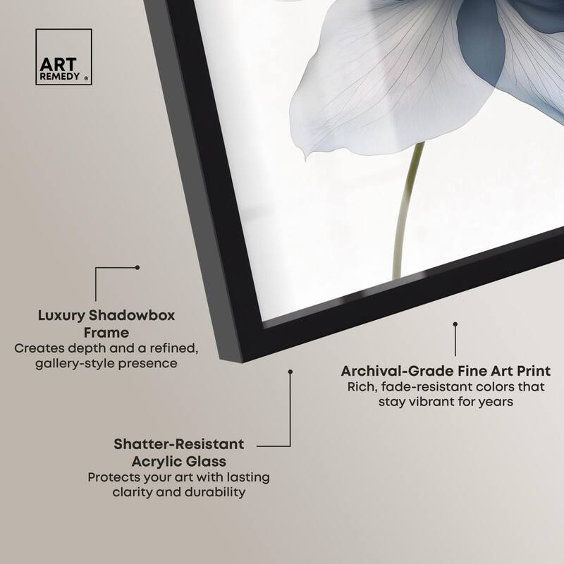 Morning Petalia I Shadowbox by Art Remedy