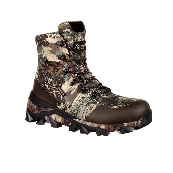 steel toe camo rubber boots
