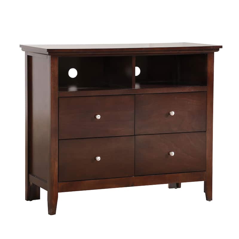 Hammond 4-drawer Wooden Media Chest
