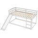 preview thumbnail 5 of 29, Space-saving Design Low Bunk Bed with Slide,Twin over Twin Bunk Bed with Convertible Slide and Ladder