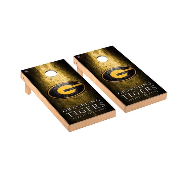slide 2 of 5, Grambling State Tigers Museum Cornhole Board Set