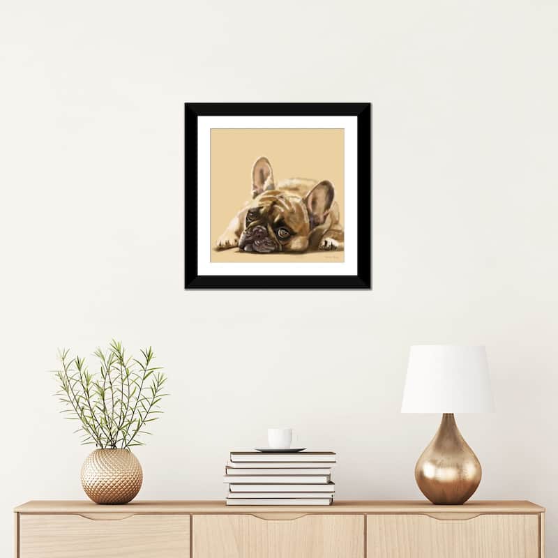 iCanvas "French Bulldog Resting" by Vicki Newton
