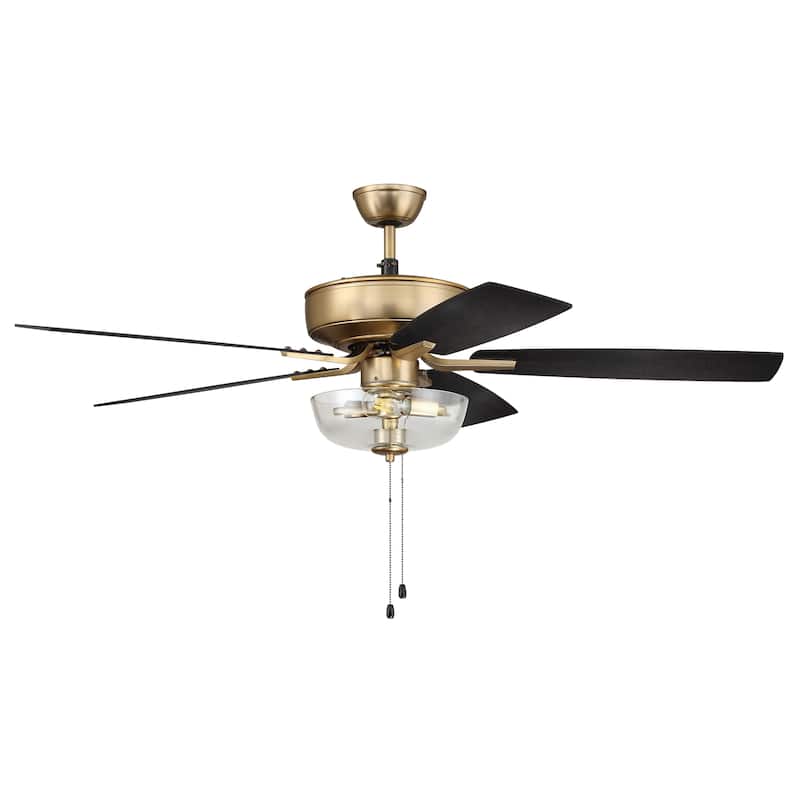 Craftmade 52" Pro Plus 101 Ceiling Fan - 52 - Satin Brass
