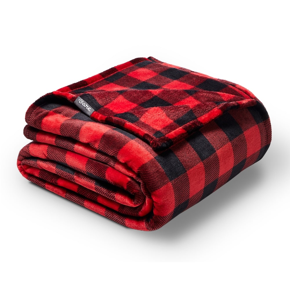 Bare Home Microplush Fleece Blanket - Ultra-Soft - Cozy Fuzzy Warm