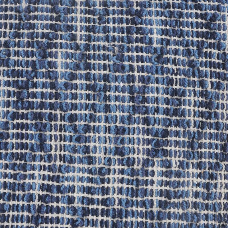 20" Blue Diamond Geometric Square Throw Pillow