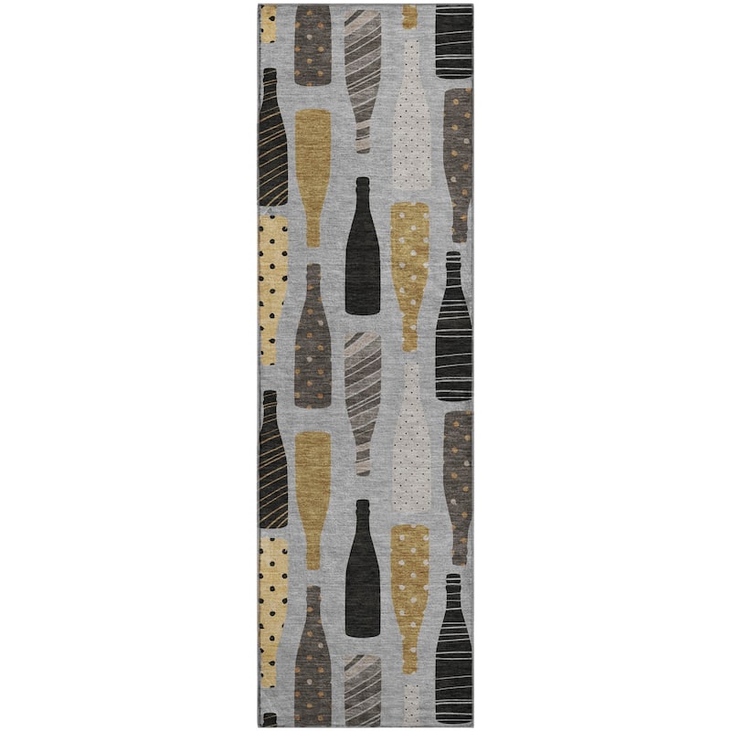 Premium Washable Super Soft Champagne Celebration Mayfield Rug