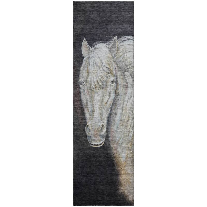 Premium Washable Super Soft Modern Horse Mayfield Rug