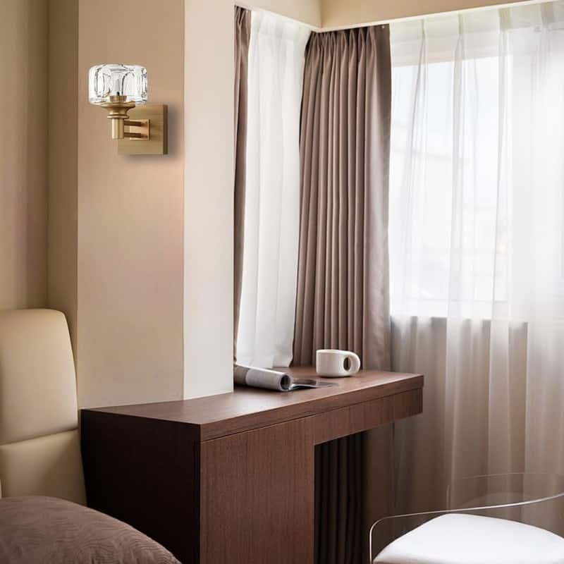 3.7 pounds bulb light gold light fixture metal wall sconce