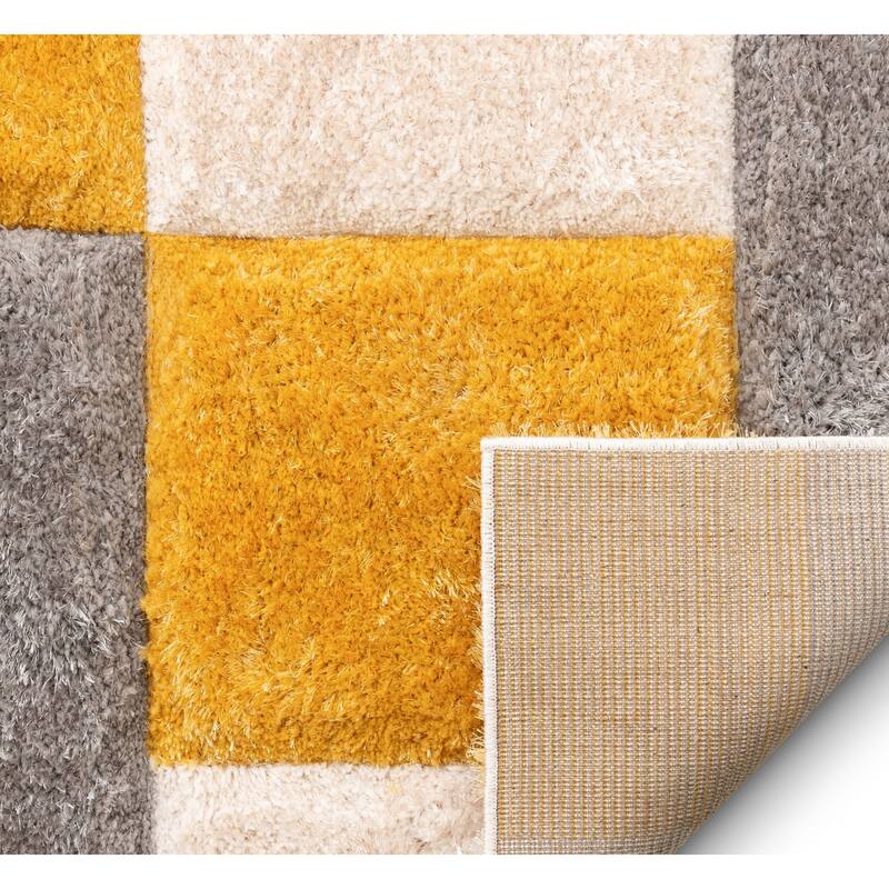 Well Woven San Francisco Escondido Geometric Shag Area Rug