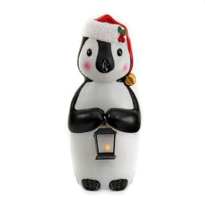 National Tree Company 23 in. Vintage Styled Blow Mold Penguin - 23 in
