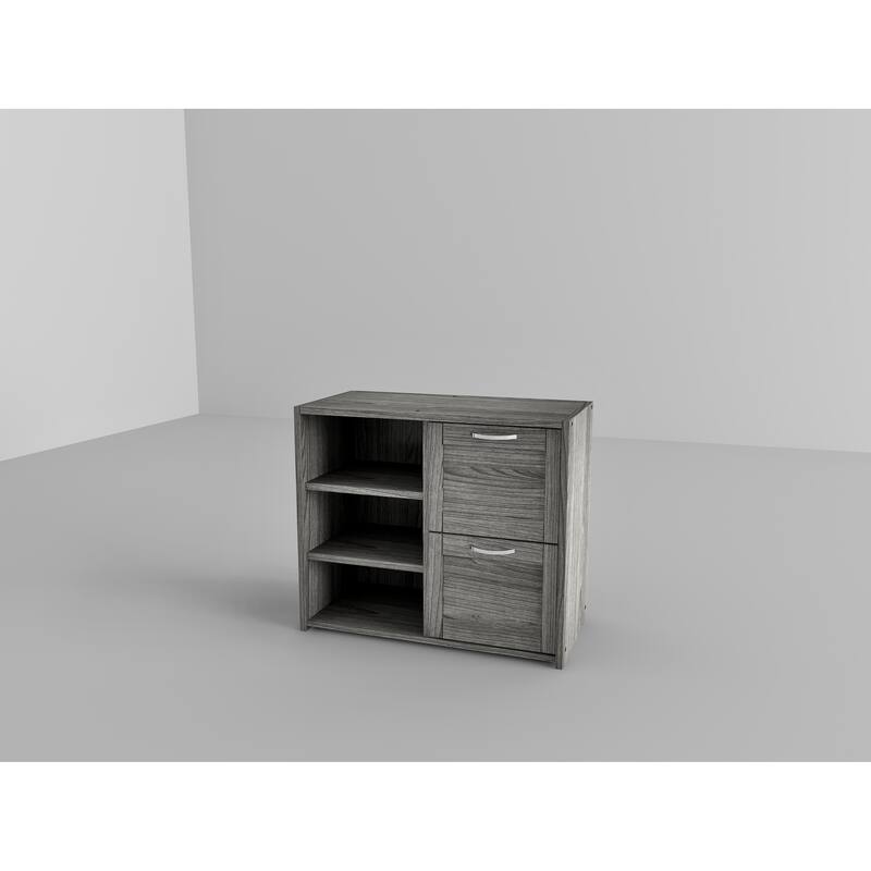 Twin over Twin Bunk with Case Goods