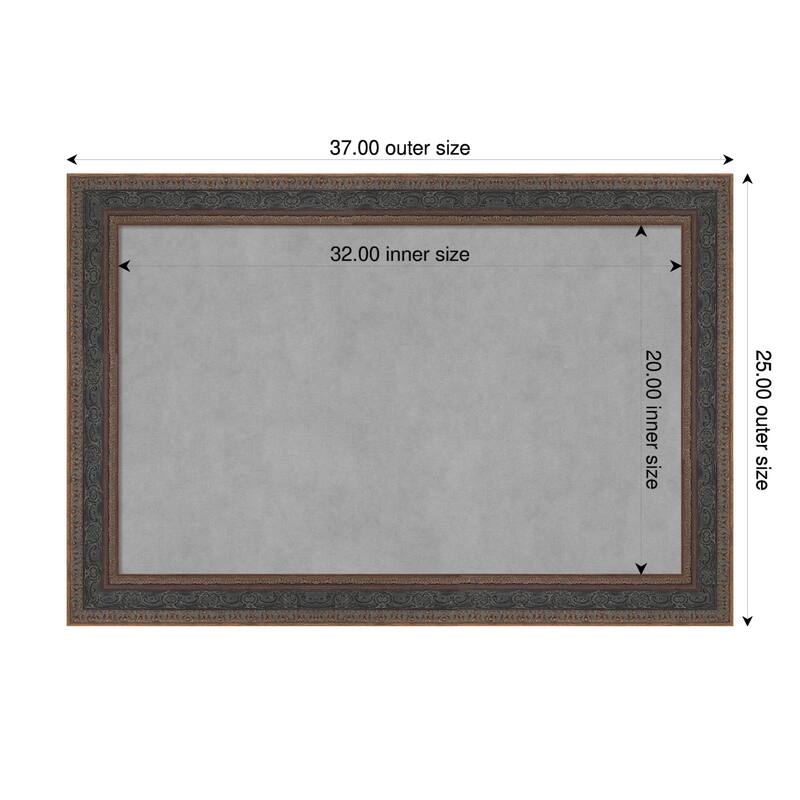 Amanti Art Attic Aged Black Framed - 37 x 25 in - Attic Aged Bronze