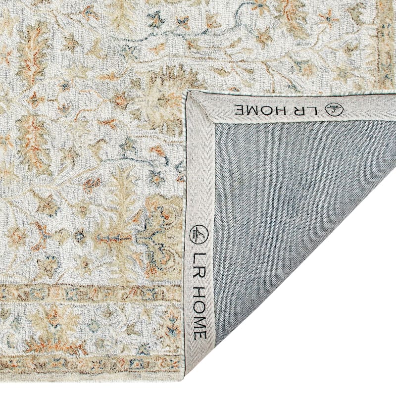 Sevita Floral Bordered Area Rug