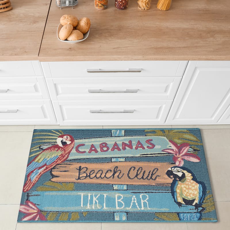 Liora Manne Esencia Summer Signs Indoor/Outdoor Mat