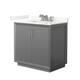 Option Dark Gray / Giotto Quartz Top / Brushed Nickel