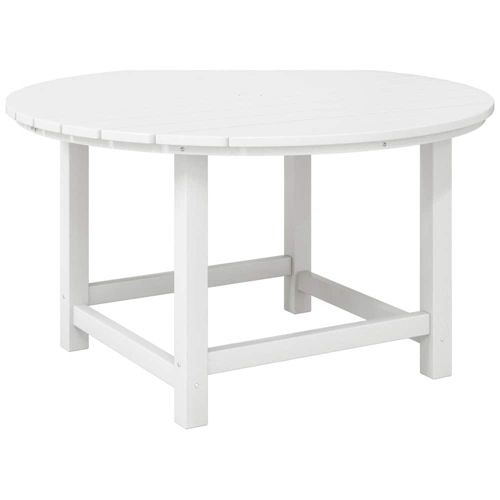 Polytrends Laguna Kids Outdoor 38" Round Poly Dining Table for Children