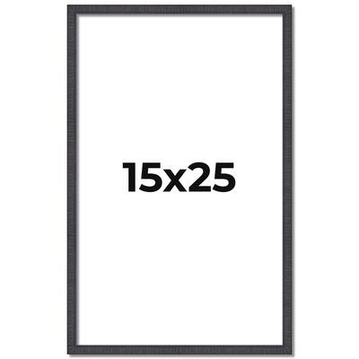 15x25 Frame Brown Picture Frame - Complete Modern Photo Frame Includes
