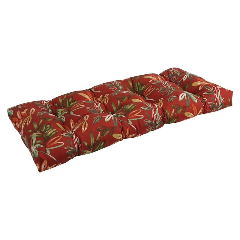 42-inch by 19-inch Tufted Indoor/Outdoor Loveseat/Bench Cushion - 19" x 42"