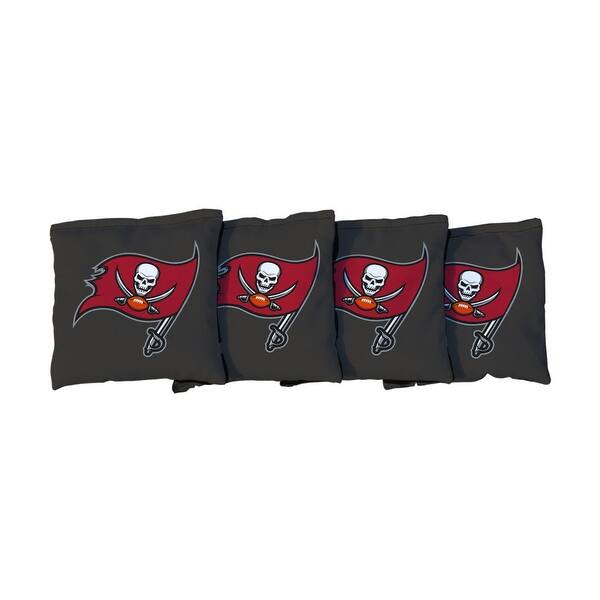slide 2 of 3, Tampa Bay Buccaneers NFL Pewter Cornhole Bags All-Weather Resin Filled