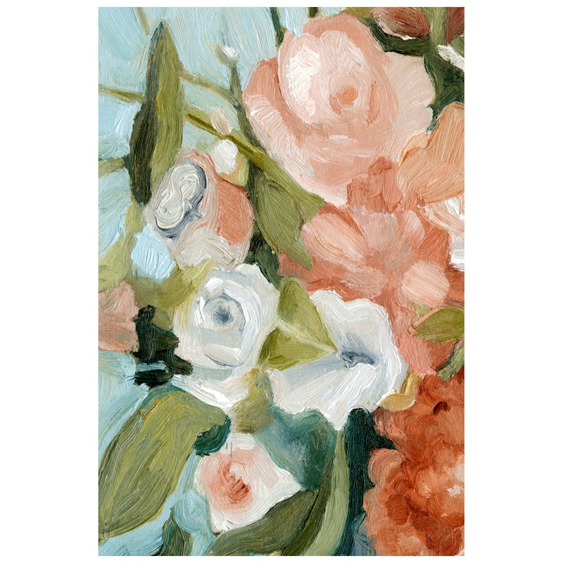 Empire Art Direct Floral Harmony I Bouquet Printed Tempered Glass Wall Art - Multi-Color - 48" x 32" A