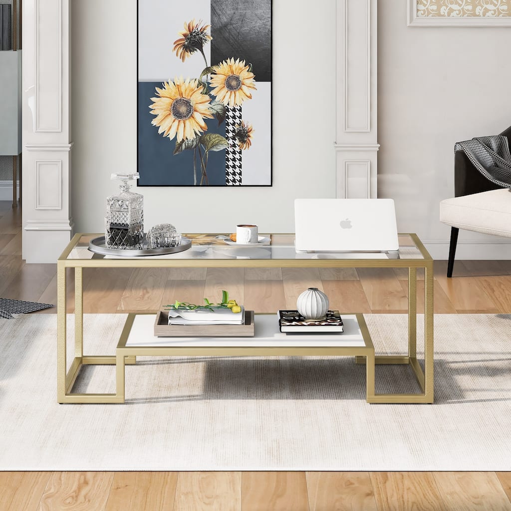 Minimalist Design Living Room Coffee Table - Overstock - 37425060
